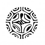 Polinéz tetoválás vázlatok - kör