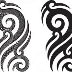 Polinéz tetoválási vázlatok 5