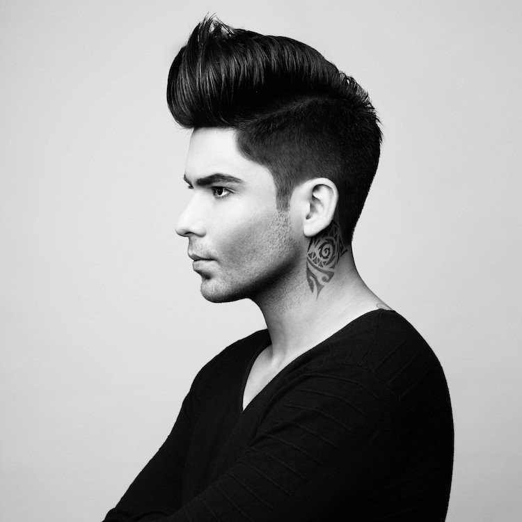 Pompadour štylizovaný pompadour-účes-pánske-účesy-podrezanie-lúčenie