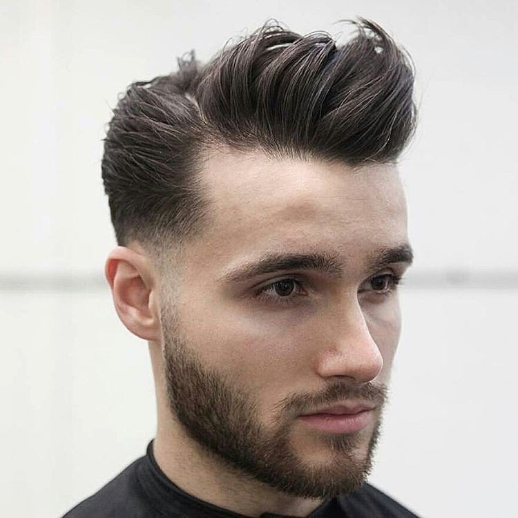 Upravte pompadour na jemné vlasy pompadour-účes-muži-účesy-prechod-lúčenie