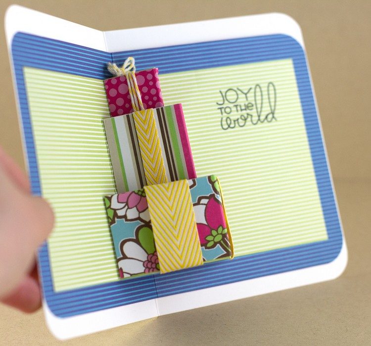 Vyrobte si vyskakovaciu vežu na vianočné pohľadnice ako darček vianočné pohľadnice-vlastný dizajn-vyskakovacie-darčekové veže