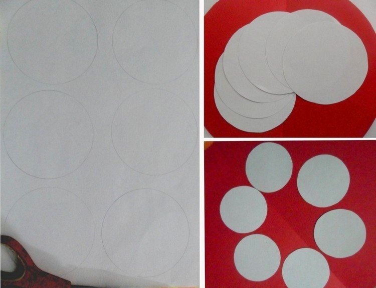 Návod - vyrobte snehuliaka z papierových kruhov Vianočné pohľadnice-urobte si-pop-up-snehuliaka-návod-drotár