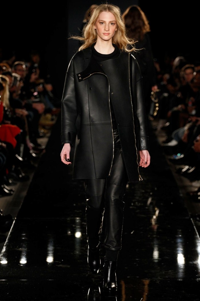 Pánske kožené textílie od Porsche Design Kožený kabát s nohavicami z kože-dámy-Porsche