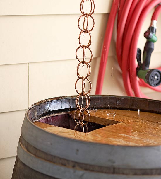 nápady pre záhradu šetria vodou dažďovú vodu nápady pre záhradu na záchranu vody dažďovej vody