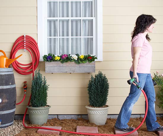 nápady na záhradu na záchranu hadice na kvapkanie vody nápady na záhradu, odkvapkávacia hadica na úsporu vody