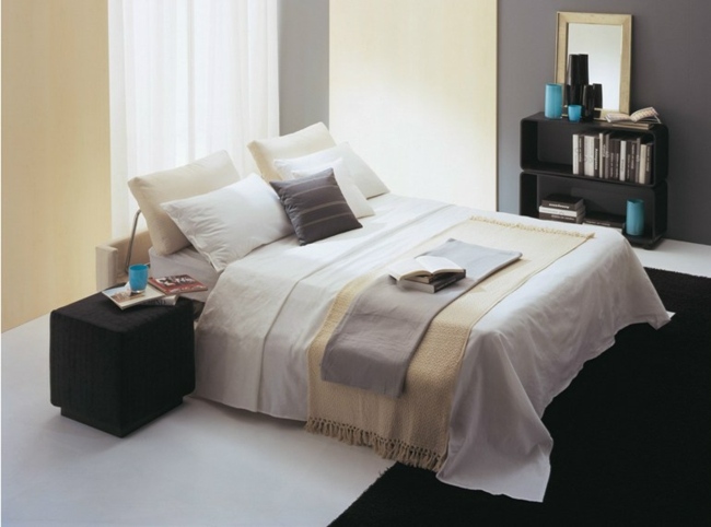 Prírodný materiál posteľná bielizeň ľanový nábytok z dreva Rozkladacia pohovka na stolný nábytok z ľanu a ľanu