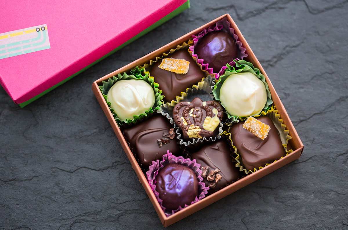 čokoládové pralinky recept gaštanové srdcia jednoduché