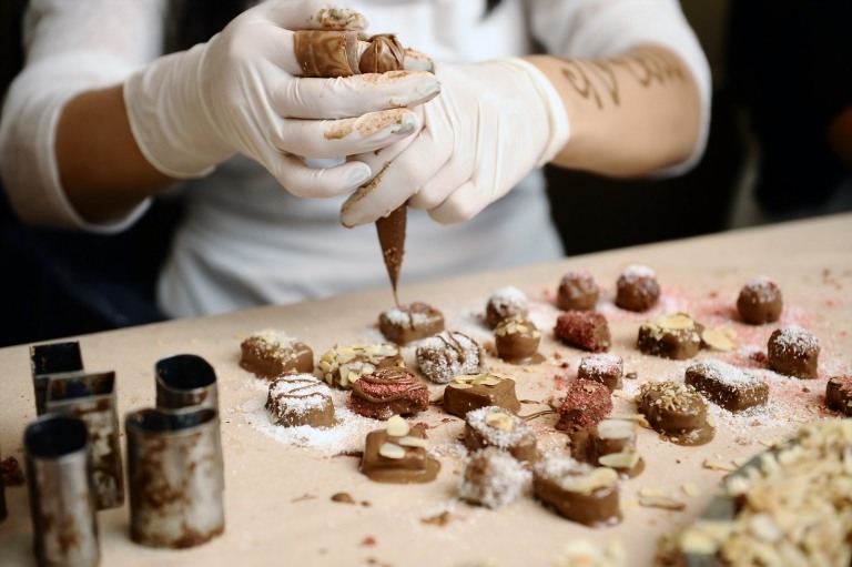 Recept na náplň praliniek Vianočné pralinky bez pečenia