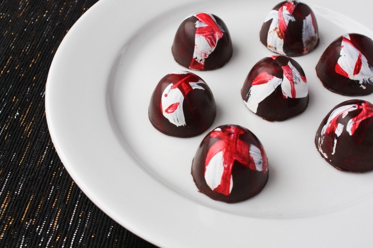 Čokoládové guľky recept jednoduché čokoládové pralinky