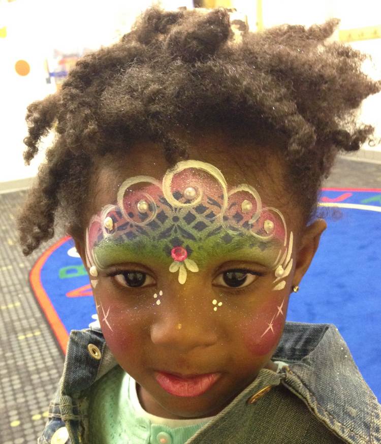 princezná líčenie dievčenské korunkové korálky ozdoba zlatý lesk