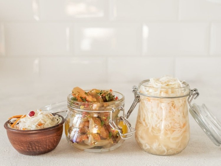 kvasené jedlo zdravá kyslá kapusta probiotický účinok