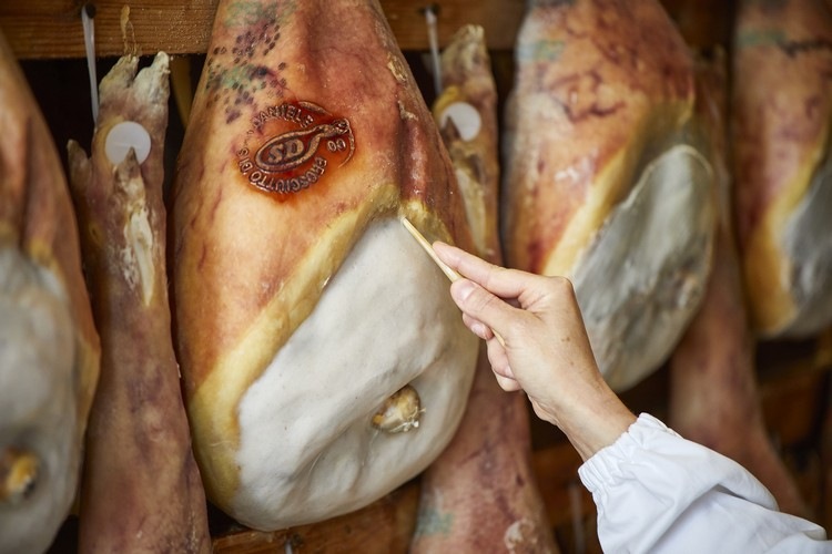 Prosciutto šunka San Daniele talianska kuchyňa