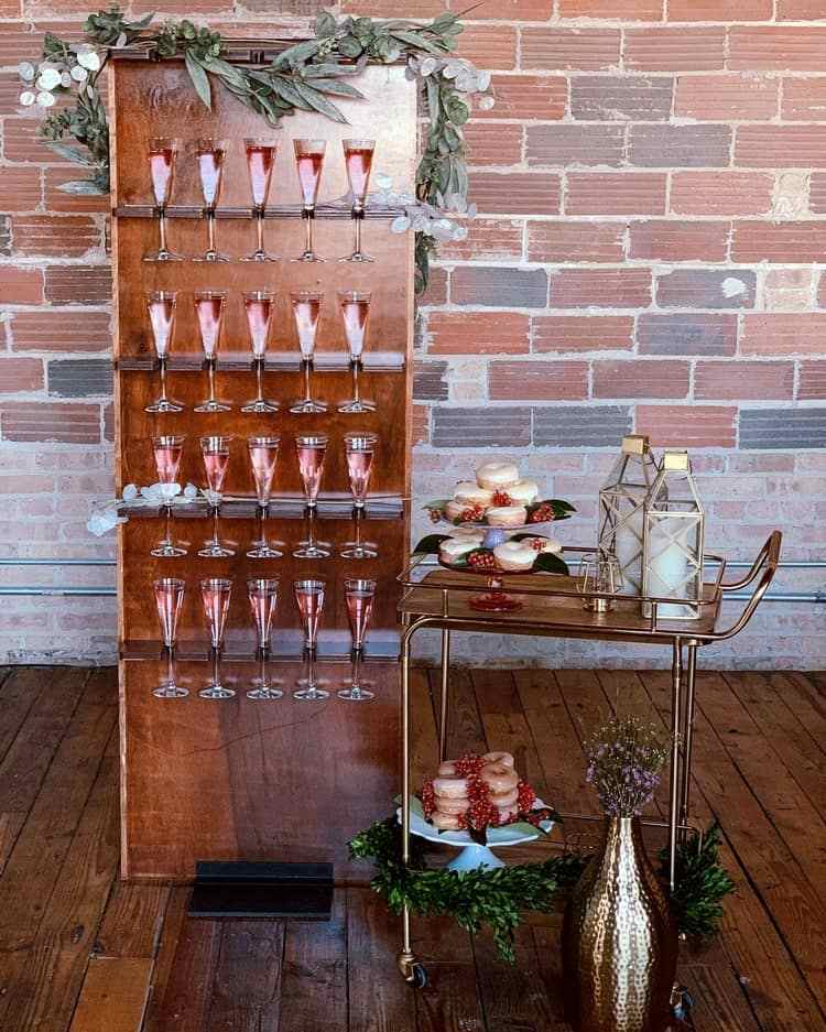 malá stena Prosecco je vrcholom na každej párty