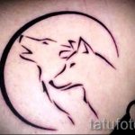 proste tatuaże wilka - zdjęcie gotowego tatuażu 02092016 3191 tatufoto.ru