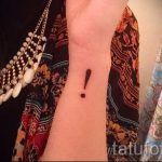 proste znaki tatuażu - zdjęcie gotowego tatuażu 02092016 6227 tatufoto.ru