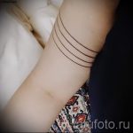 proste tatuaże z linii - zdjęcie gotowego tatuażu 02092016 5237 tatufoto.ru