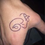 prosty tatuaż na nadgarstku - zdjęcie gotowego tatuażu 02092016 4265 tatufoto.ru