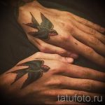 prosty tatuaż na nadgarstku - zdjęcie gotowego tatuażu 02092016 5266 tatufoto.ru