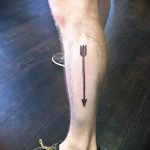 proste tatuaże na nodze - zdjęcie gotowego tatuażu 02092016 1268 tatufoto.ru