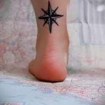 proste tatuaże na nodze - zdjęcie gotowego tatuażu 02092016 4271 tatufoto.ru