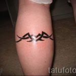 proste tatuaże na nodze - zdjęcie gotowego tatuażu 02092016 10277 tatufoto.ru