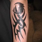 prosty tatuaż na przedramieniu - zdjęcie gotowego tatuażu 02092016 4290 tatufoto.ru