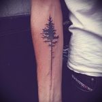 prosty tatuaż na przedramieniu - zdjęcie gotowego tatuażu 02092016 6292 tatufoto.ru