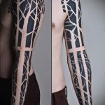 proste tatuaże rękawów - zdjęcie gotowego tatuażu 02092016 4320 tatufoto.ru