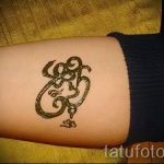 tatuaż z henny proste rysunki - zdjęcie gotowego tatuażu 02092016 4435 tatufoto.ru
