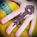 prosty tatuaż z henny - przykład zdjęcia gotowego tatuażu 02092016 1066 tatufoto.ru