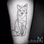prosty, tatouage de lignes - une photo du tatouage fini 02092016 1099 tatufoto.ru