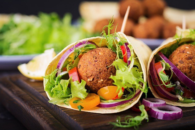 zdravé zábaly výplne Občerstvenie bohaté na bielkoviny do kancelárie