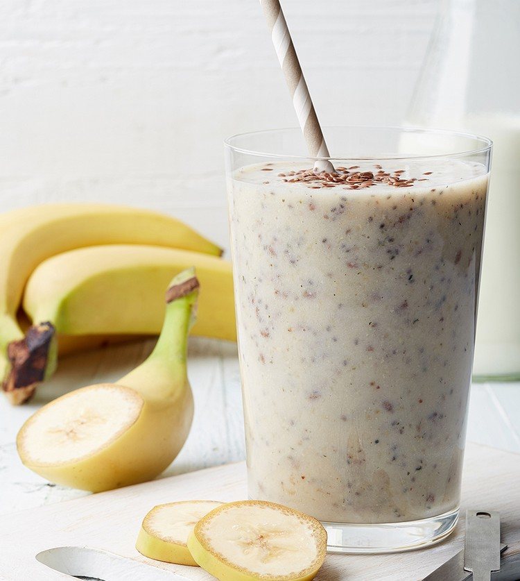 odstredené-kvarkové-recepty-pretrepať-banán-ľanové semienko