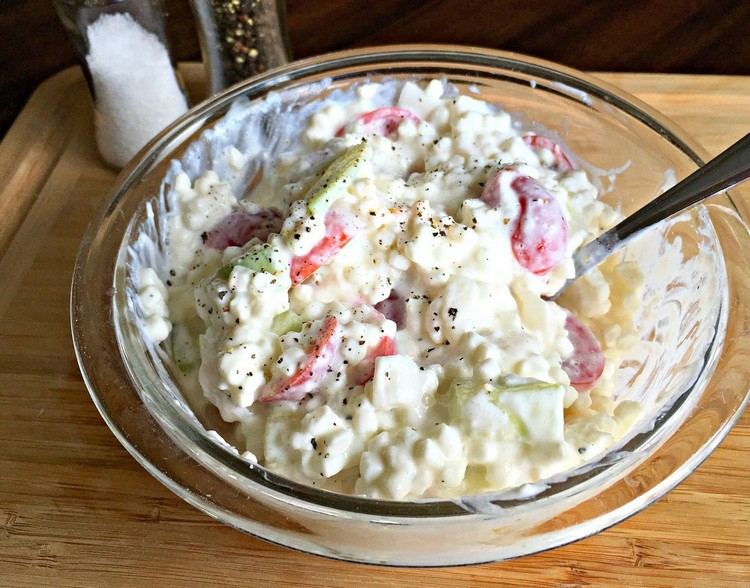 odstredený kvark-recepty-šalát-chudnutie-fitnes