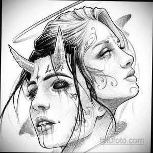 مثال على صورة رسم رائع للوشم 09/05/2020 №159 -رسم وشم-