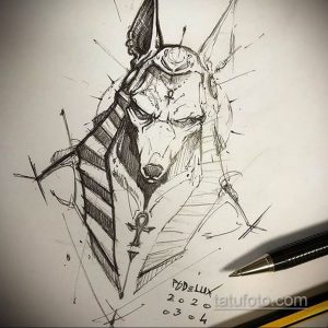 مثال على صورة رسم رائع للوشم 09/05/2020 №149 -رسم وشم-