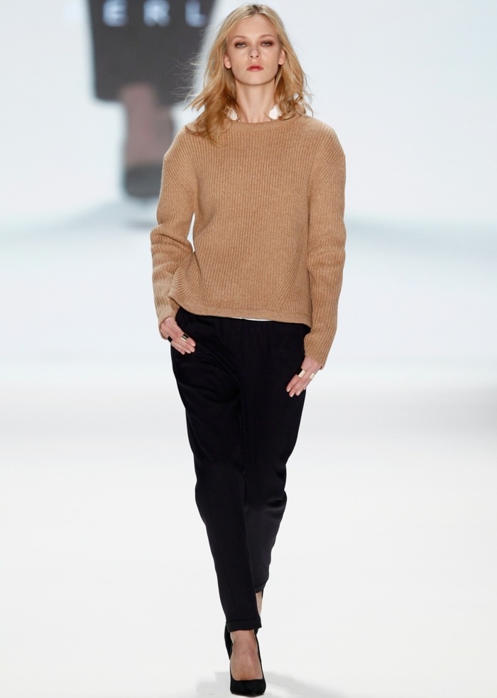 čierne dámske nohavice košeľa zimná móda 2015 Blacky Dress