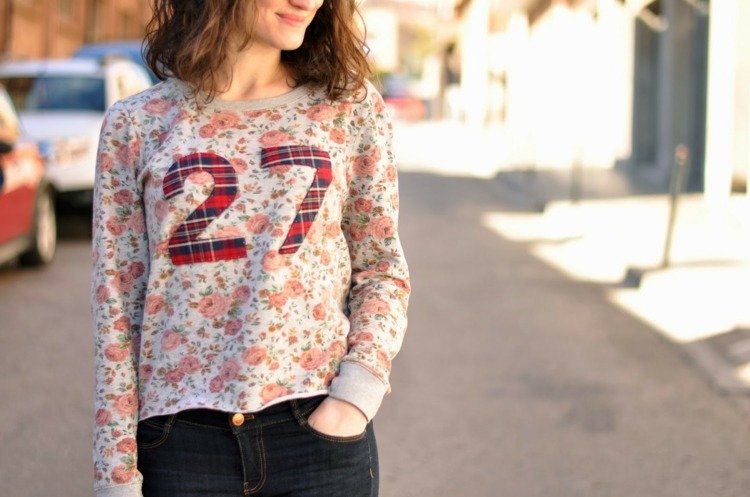 Ozdobte svetre útržkami látky Sveter-ozdobiť-aplikácie-ušiť-nápady