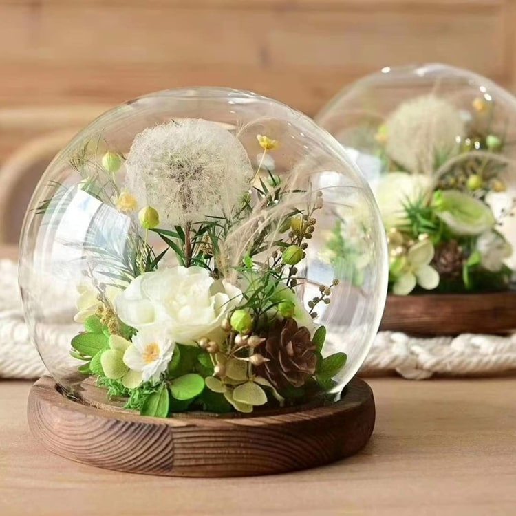 Púpavy poukladajte pod zvončekovú nádobu