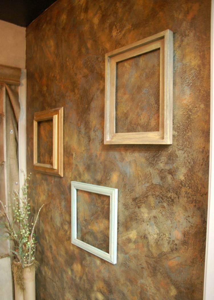 omietky steny benátsky dizajn rám obrazu deco zafarbený