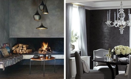 Omietkový dekoračný náter s kovovým efektom