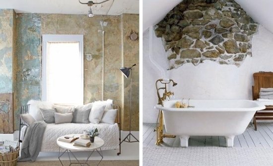 Nápady na omietku obývačka oddelená od nápadov