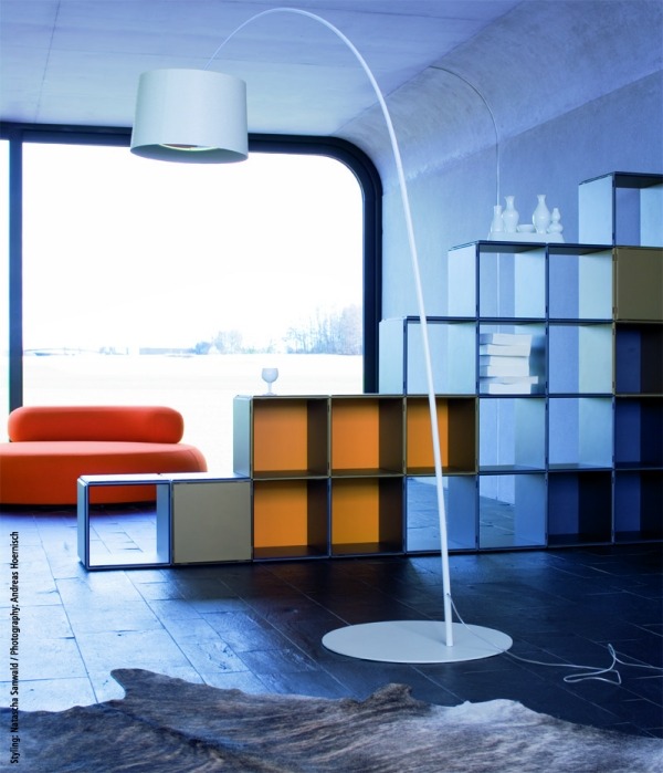 Oddeľovače kníh modulárneho policového systému Qubing