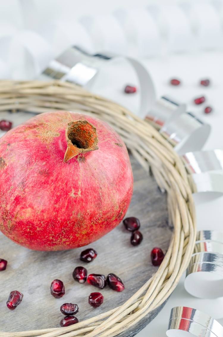 Raclette-prílohy-granátové jablko-citrusové plody-sladký-recept-zdravá výživa