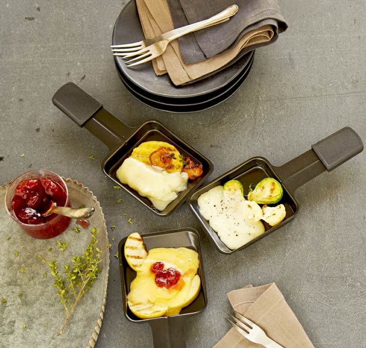 Raclette-prílohy-sladké-ovocné-exotické-chuti-grilované-ovocie