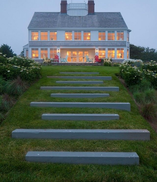 Nápady na starostlivosť schody dom svah záhrada