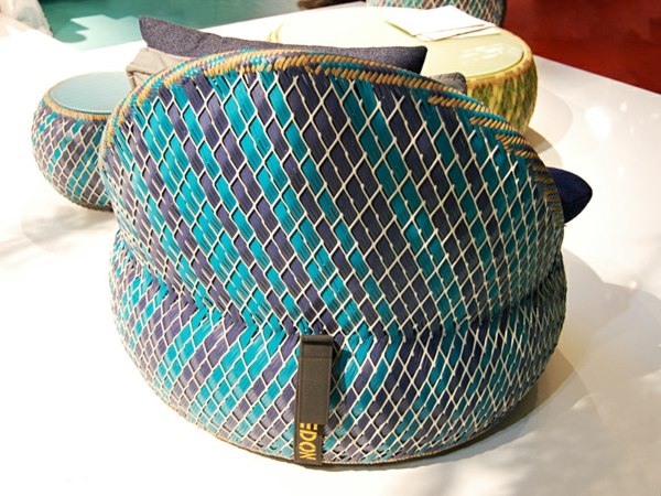 Ratanové kreslo záhradné dedon farebné prevedenie Ratanová stolička záhradný dedon farebná azúrová fialová