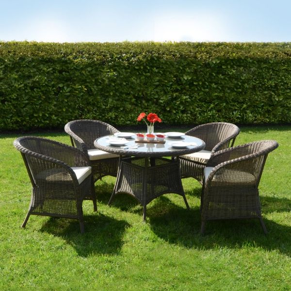 Ratanové stoličky, ratanový stolový nábytok, nápady na dizajn záhrady