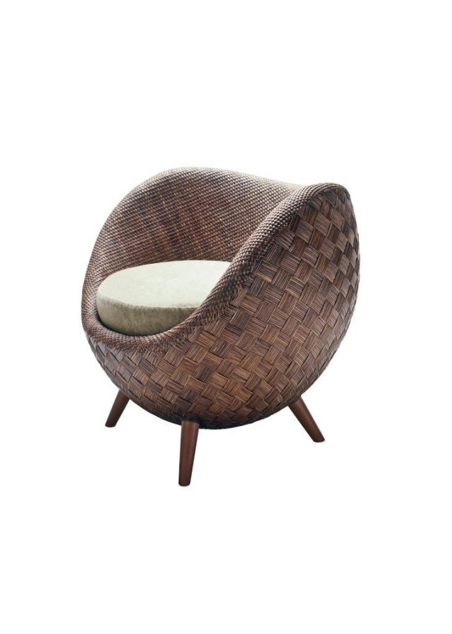 ratanové kreslo la luna kenneth cobonpue sférické