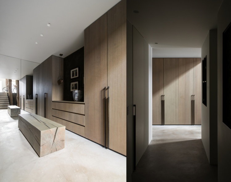 antracitová farba hnedá kombinovať šatník suteréne